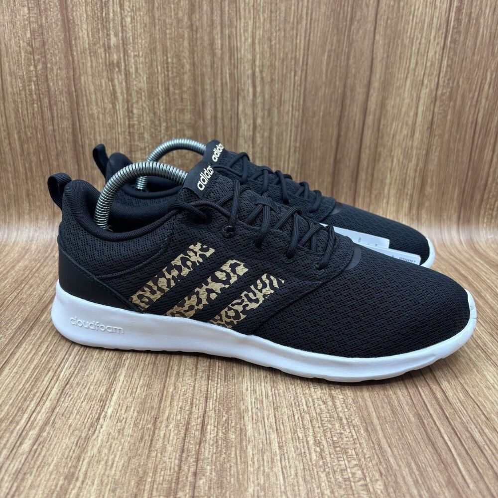 ADIDAS QT RACER 2.0‎ FY8247 Black/Hazy Beige/Gray Women’s Size 9.5 Running Shoe